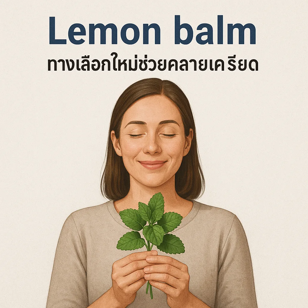 Lemon Balm ทางเลือกใหม่ช่วยคลายเครียด