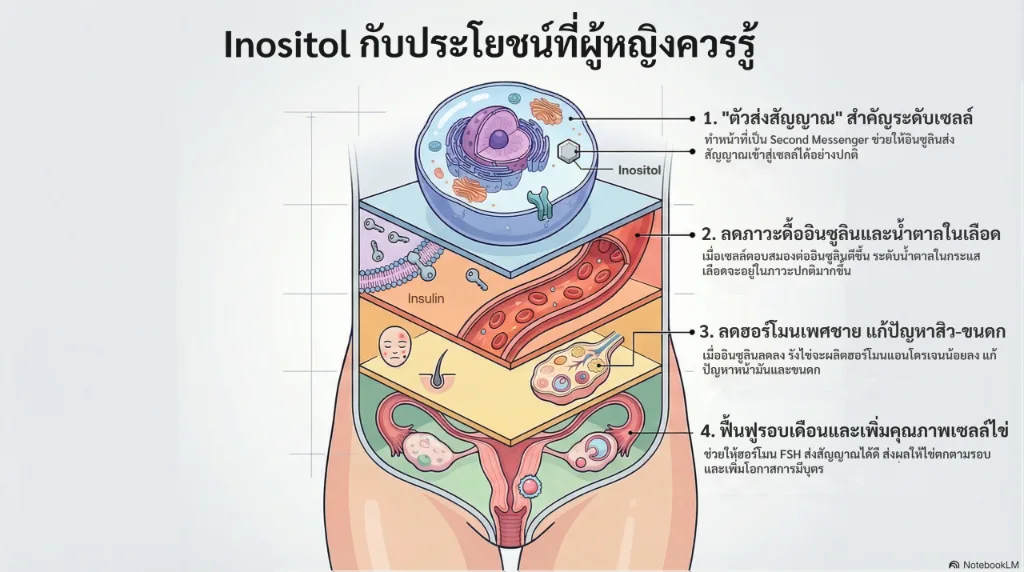Inositol กับประโยชน์ที่ผู้หญิงควรรู้