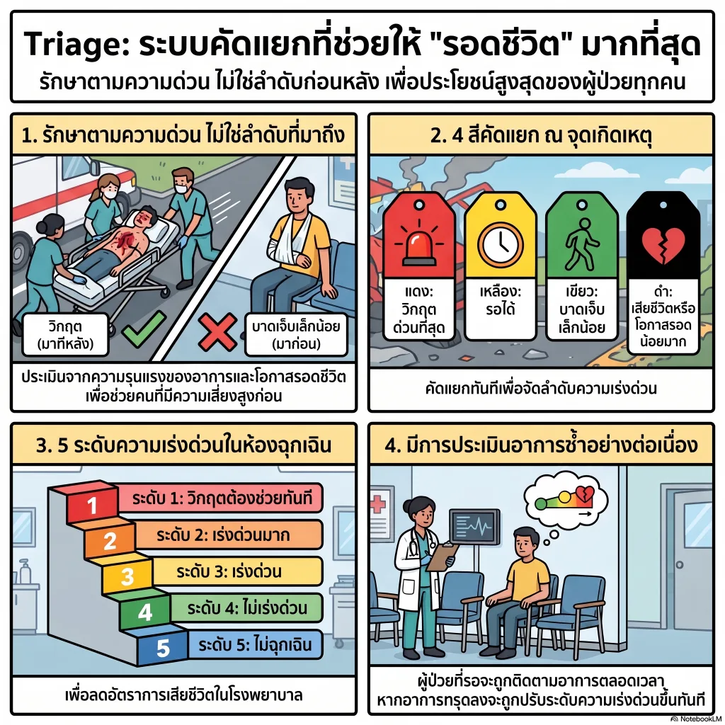 Triage หัวใจสำคัญของการคัดแยกผู้ป่วย