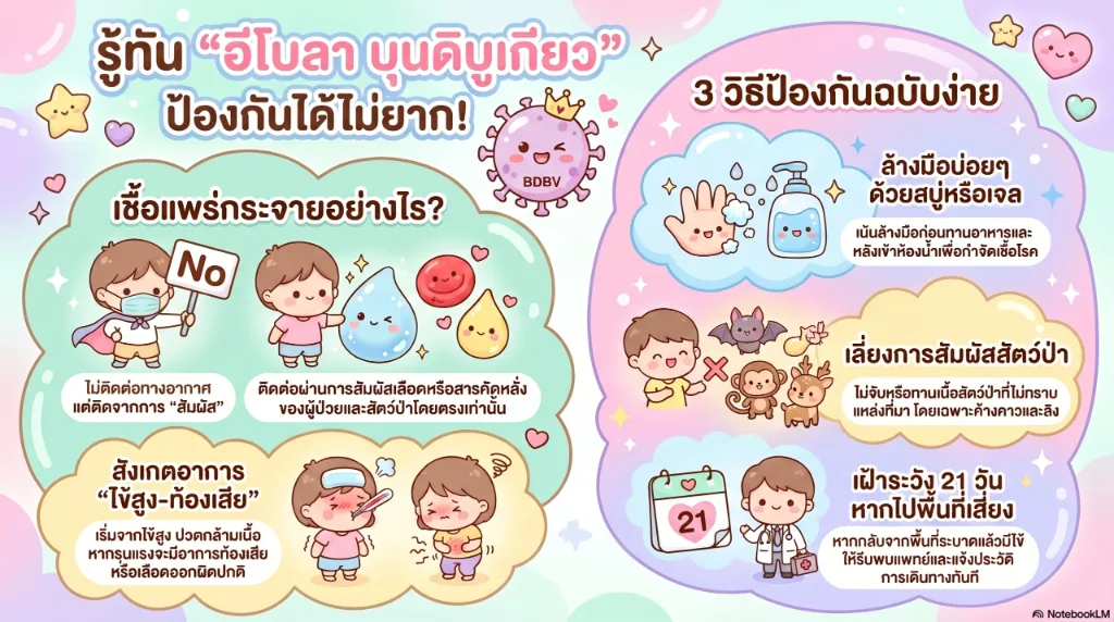 ไวรัสอีโบลาคองโกสายพันธุ์บุนดิบูเกียว (Ebola Bundibugyo): อัปเดตสถานการณ์ระบาดล่าสุดและคู่มือป้องกันตัวอย่างถูกต้อง