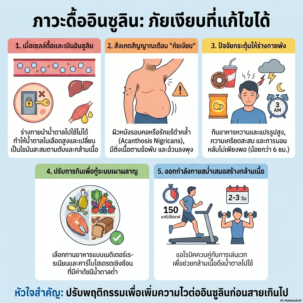 ภาวะดื้ออินซูลิน...ภัยเงียบที่คุณอาจไม่รู้ตัว