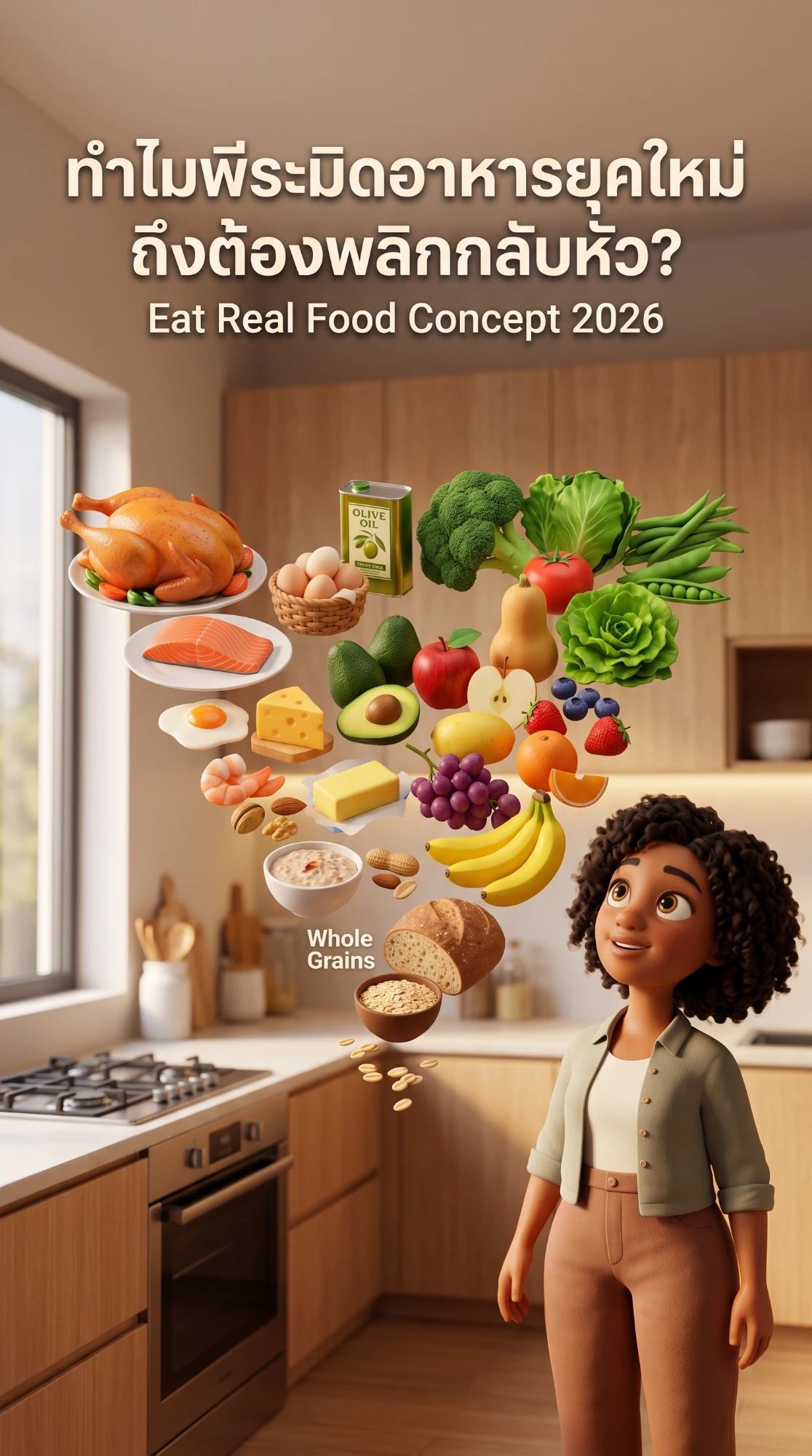 Eat Real Food 2026 เมื่อพีระมิดอาหารกลับหัว และโลกโภชนาการกำลังกลับมามองที่ “อาหารจริง”