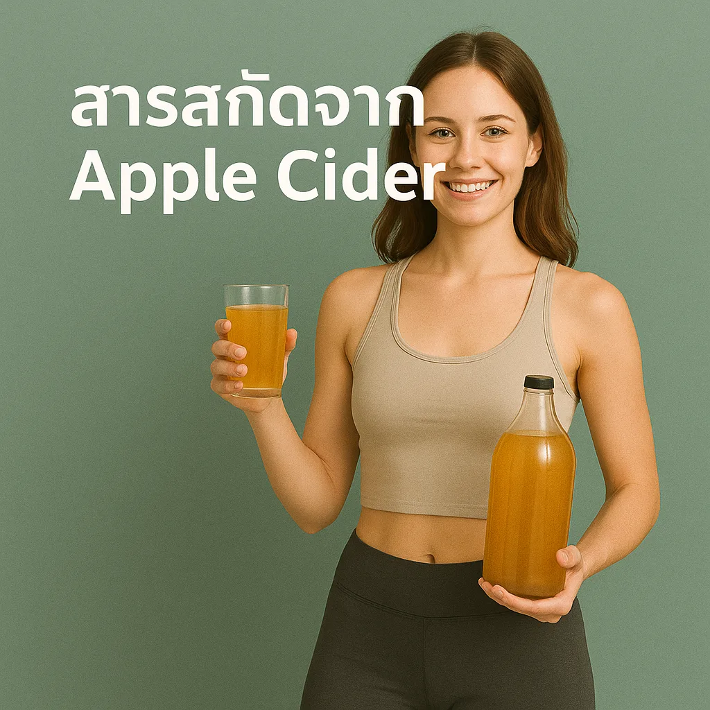 สารสกัดจาก Apple Cider: ประโยชน์ที่คนรักสุขภาพควรรู้