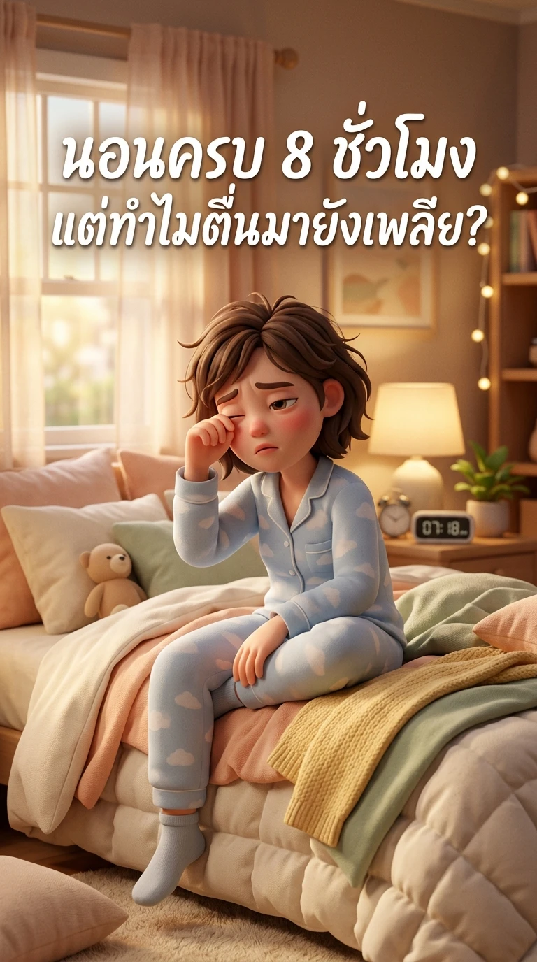 การนอนหลับที่มีคุณภาพสำคัญกว่าที่คิด