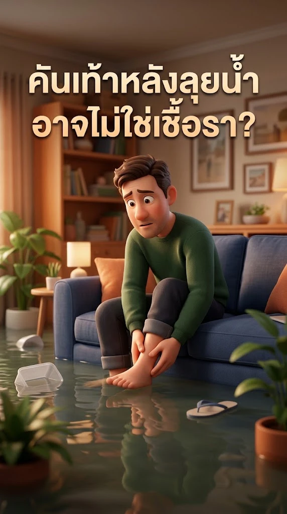 อาการน้ำกัดเท้าในช่วงแรกอาจไม่ใช่เชื้อราอย่างที่คุณคิด
