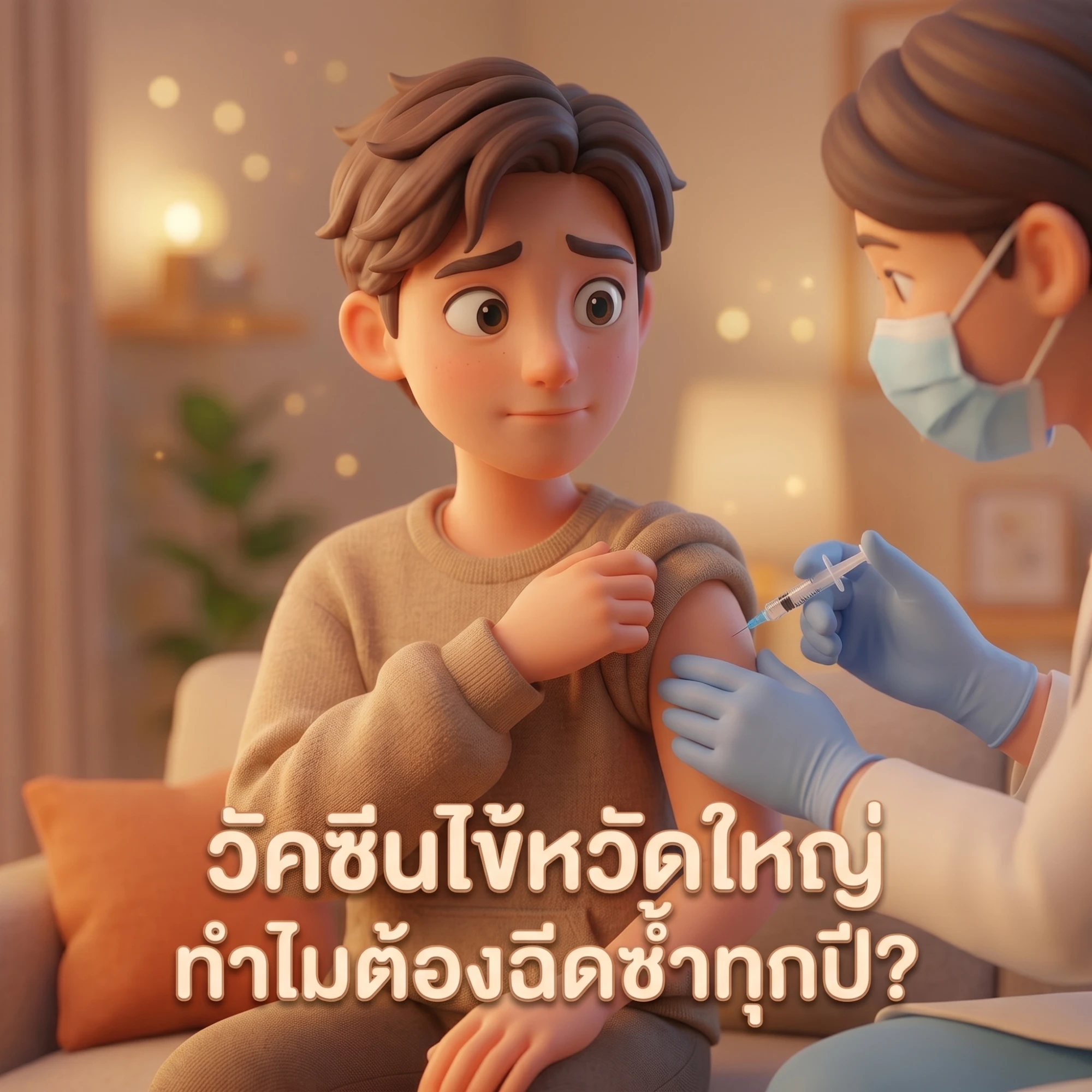 ฉีดแล้วทำไมต้องฉีดอีก? 3 เหตุผลที่เราต้องฉีดวัคซีนไข้หวัดใหญ่ทุกปี